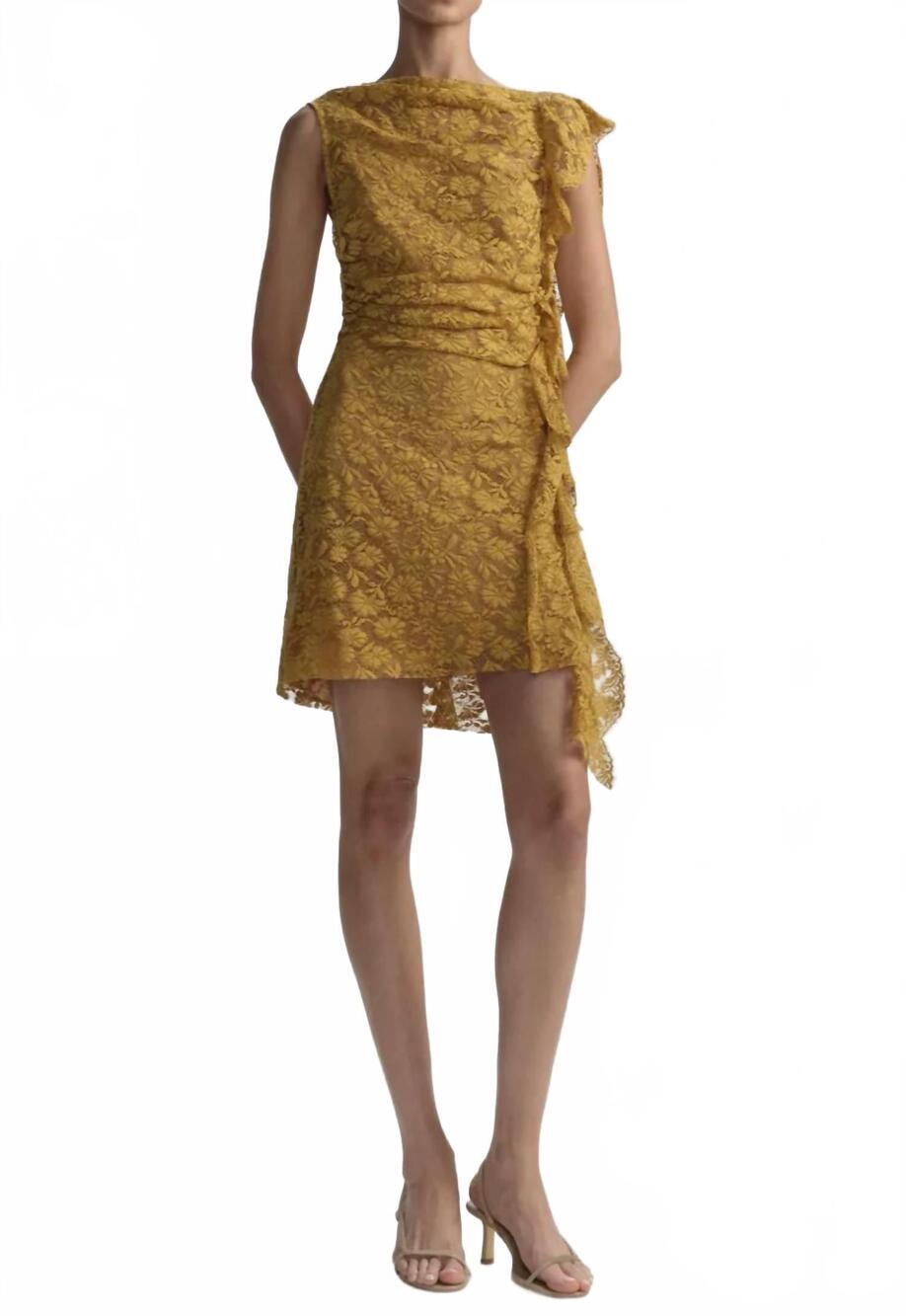 NEW A.L.C. astra dress in antique gold